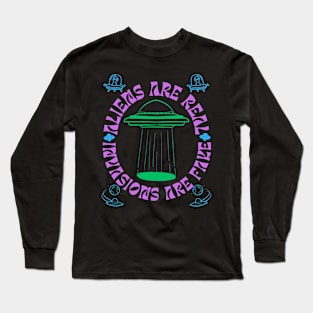 Aliens Are Real Long Sleeve T-Shirt